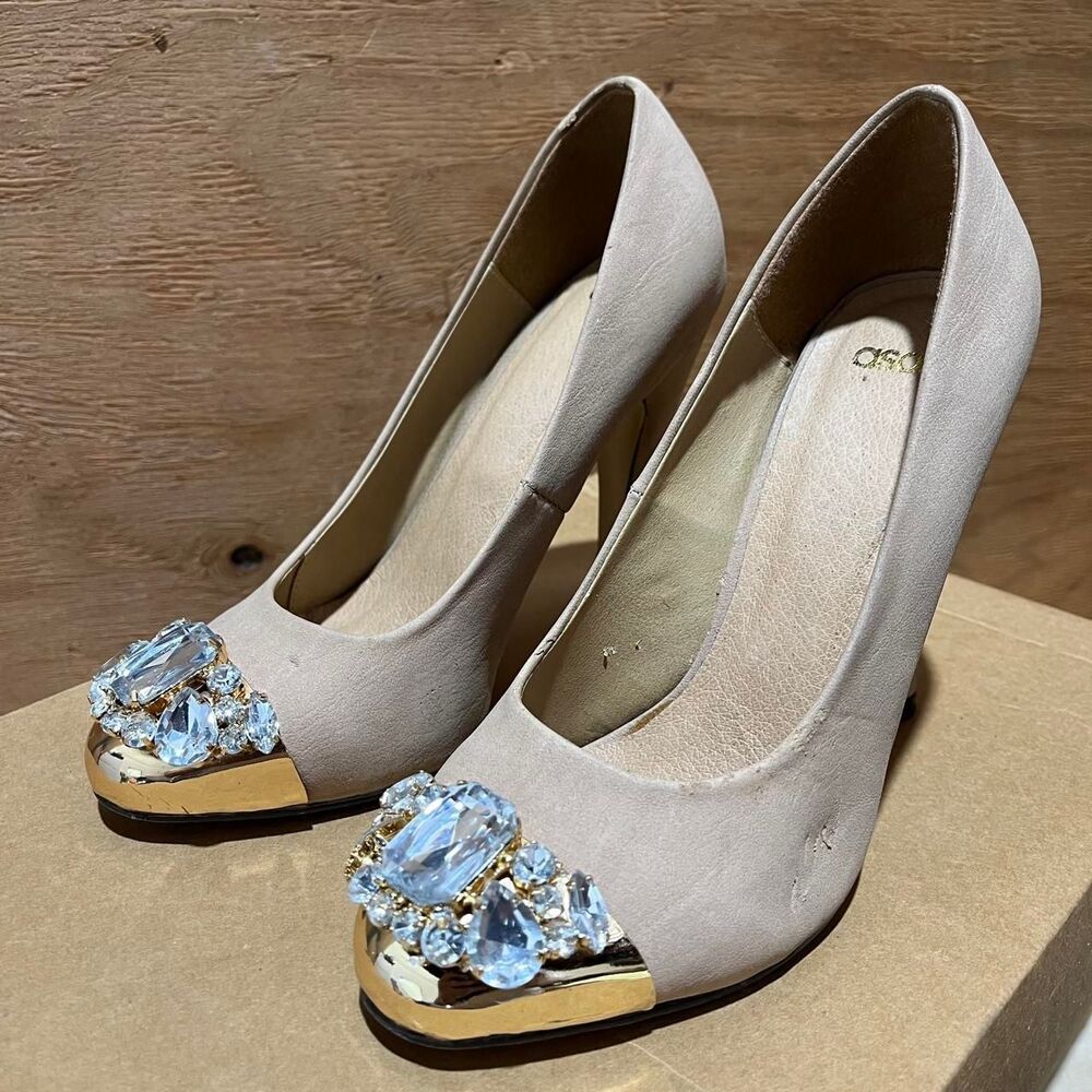 Asos Women's Cream and Tan Courts